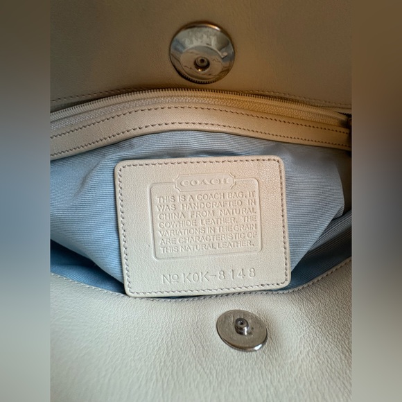 Vintage Coach Legacy Slim Shoulder Bag | 8148 | Metal Handtag | 2000 | GUC - Picture 12 of 12